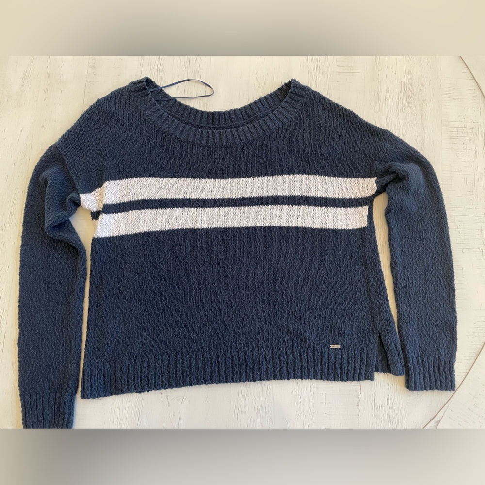Hollister stripe sweater Size M